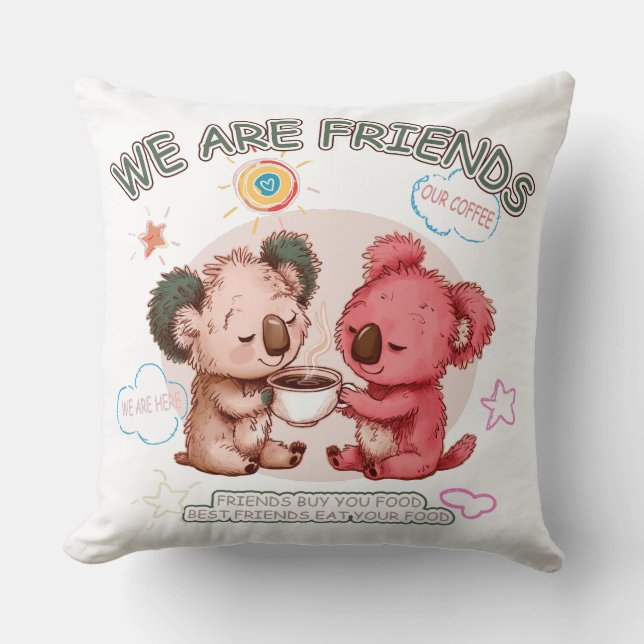 Friends koalas 071501 cushion (Front)