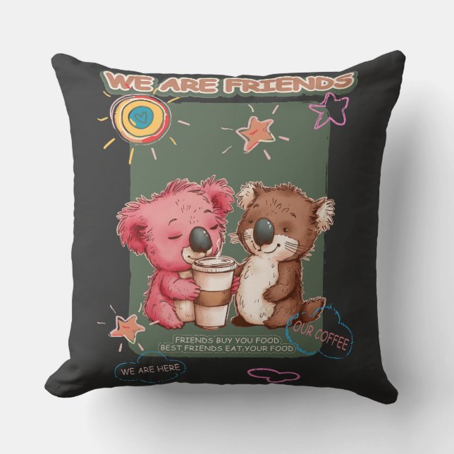 Friends koalas 071502 cushion (Front)