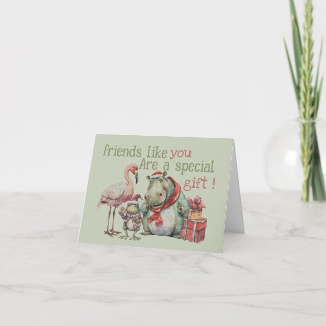 Friends like you  thank you card (Front)