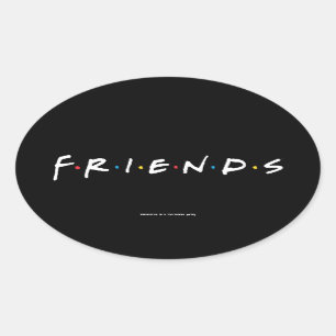 FRIENDS™ Logo Oval Sticker