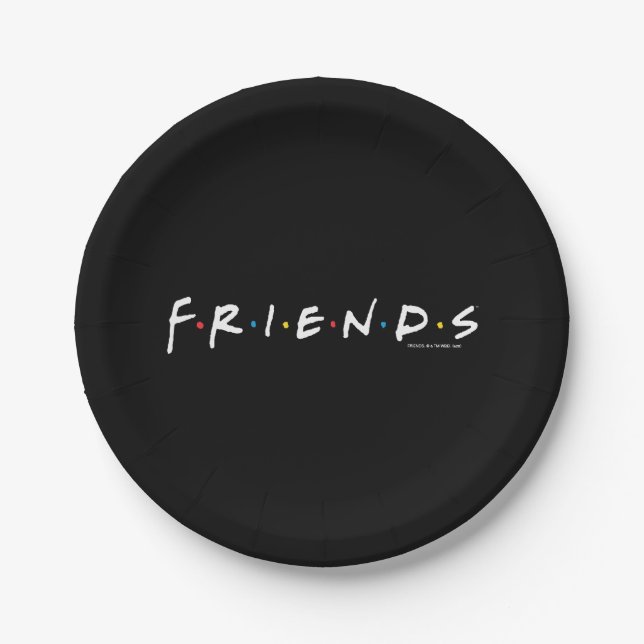 FRIENDS™ Logo Paper Plate (Front)