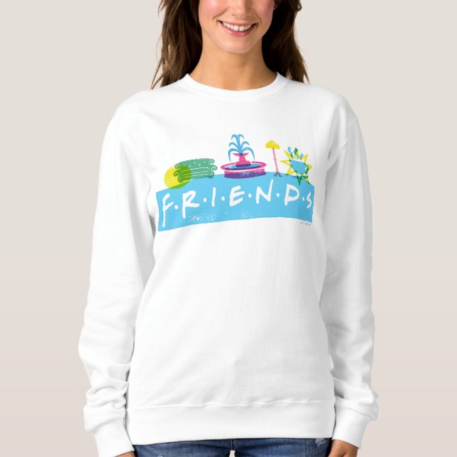 FRIENDS™ | Logo with Icons Sweatshirt (Front)