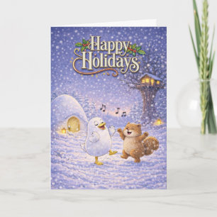 Friends make holidays  card