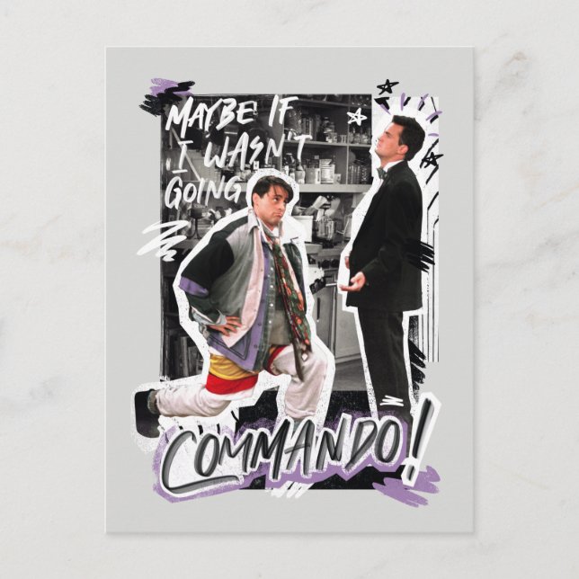 FRIENDS™ | Maybe If I Wasn't Going Commando! Invitation Postcard (Front)