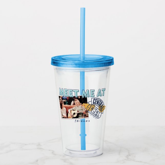 FRIENDS™ | Meet Me at Central Perk Acrylic Tumbler (Front)