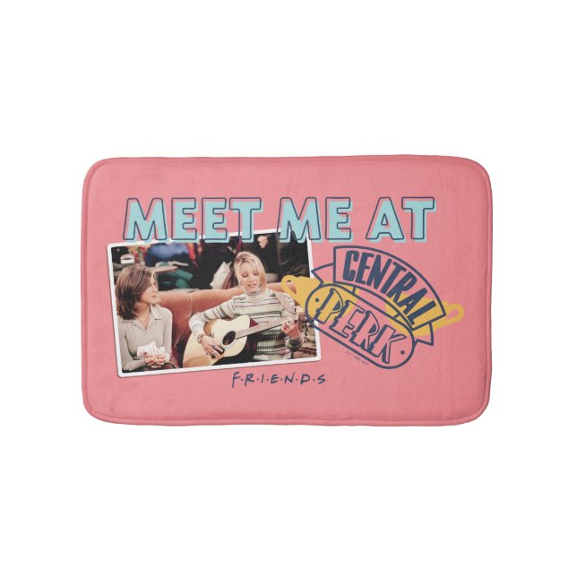 FRIENDS™ | Meet Me at Central Perk Bath Mat (Front)