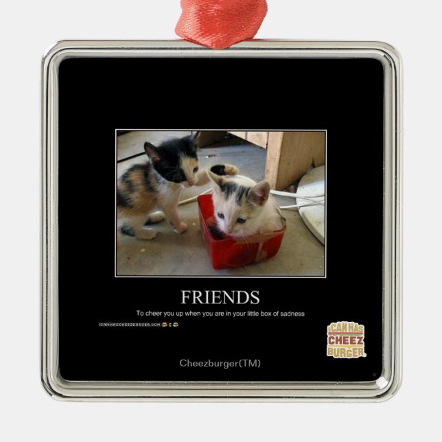 Friends Metal Tree Decoration (Front)