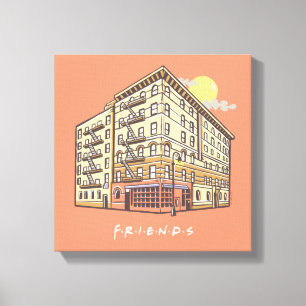 FRIENDS™ Monica's Apartment Building Canvas Print