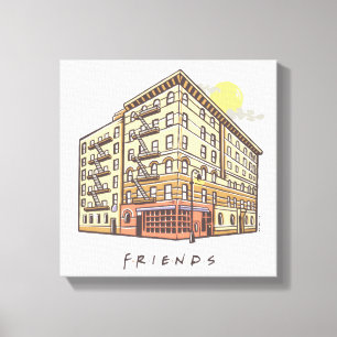 FRIENDS™   Monica's Apartment Building Canvas Print