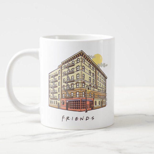 FRIENDS™ | Monica's Apartment Building Large Coffee Mug (Left)