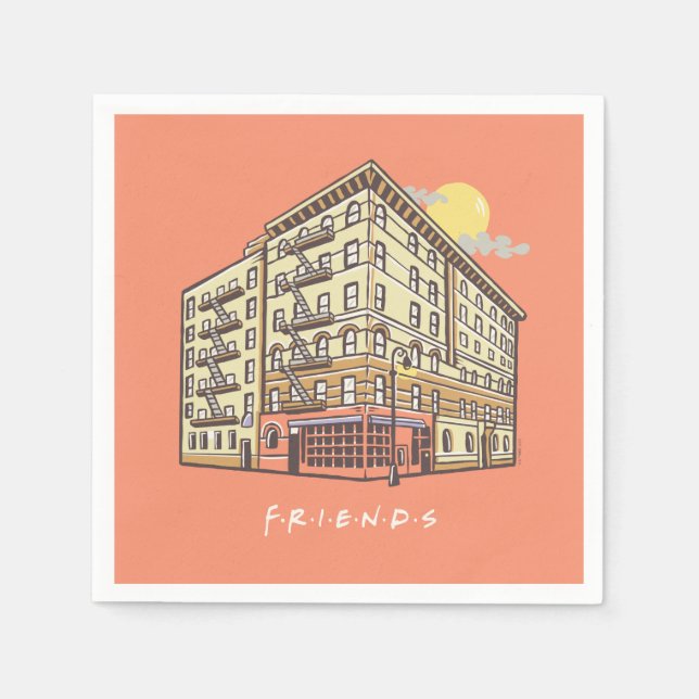 FRIENDS™ | Monica's Apartment Building Napkin (Front)