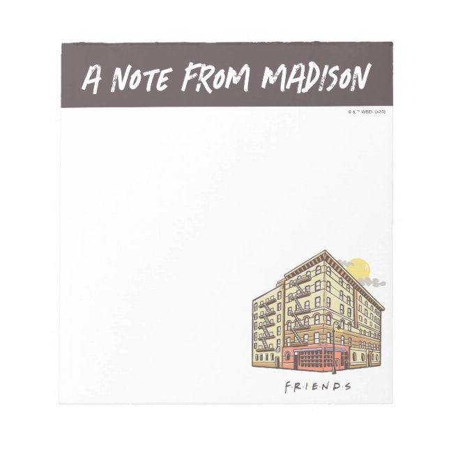 FRIENDS™ | Monica's Apartment Building Notepad (Front)