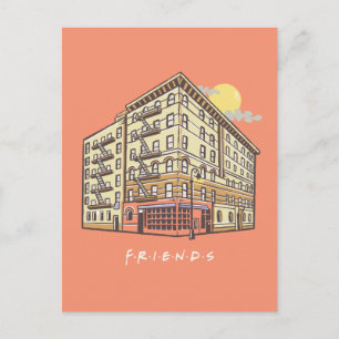 FRIENDS™   Monica's Apartment Building Postcard