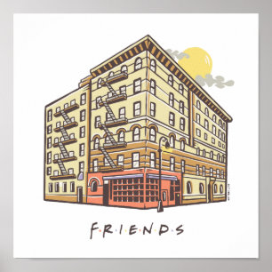 FRIENDS™ Monica's Apartment Building Poster