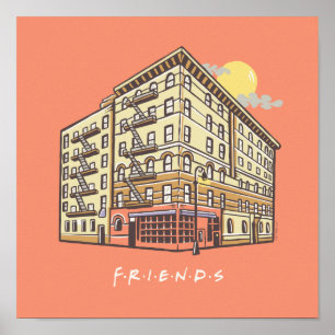 FRIENDS™ Monica's Apartment Building Poster
