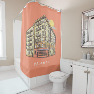 FRIENDS™ Monica's Apartment Building Shower Curtain