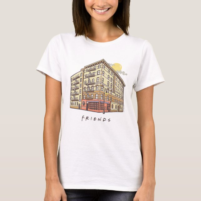 FRIENDS™ | Monica's Apartment Building T-Shirt (Front)