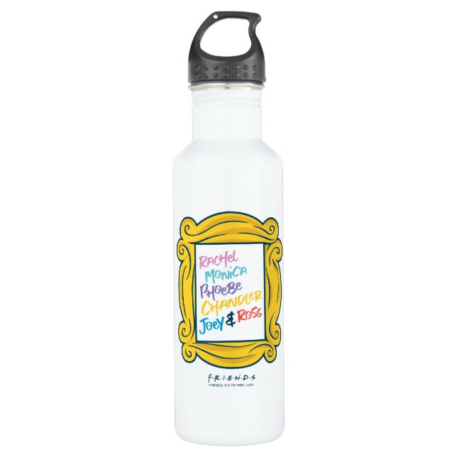 FRIENDS™ Names in Peephole 710 Ml Water Bottle (Front)