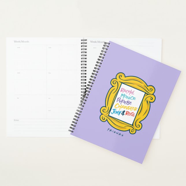 FRIENDS™ Names in Peephole Planner (Display)