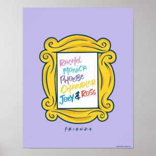 FRIENDS™ Names in Peephole Poster