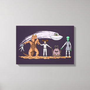 Friends No Matter The Differences Canvas Print