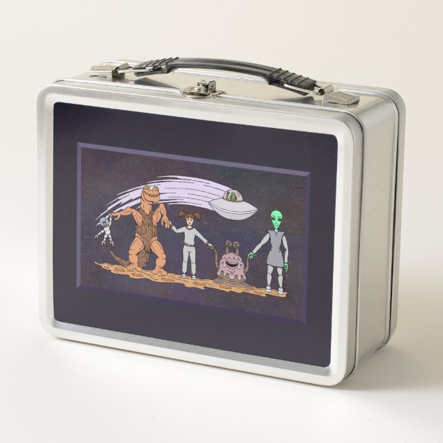 Friends No Matter The Differences Metal Lunch Box (Front)
