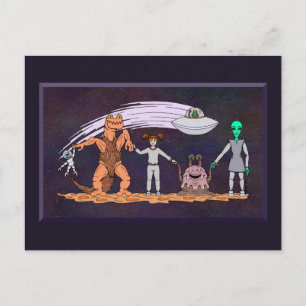 Friends No Matter The Differences Postcard