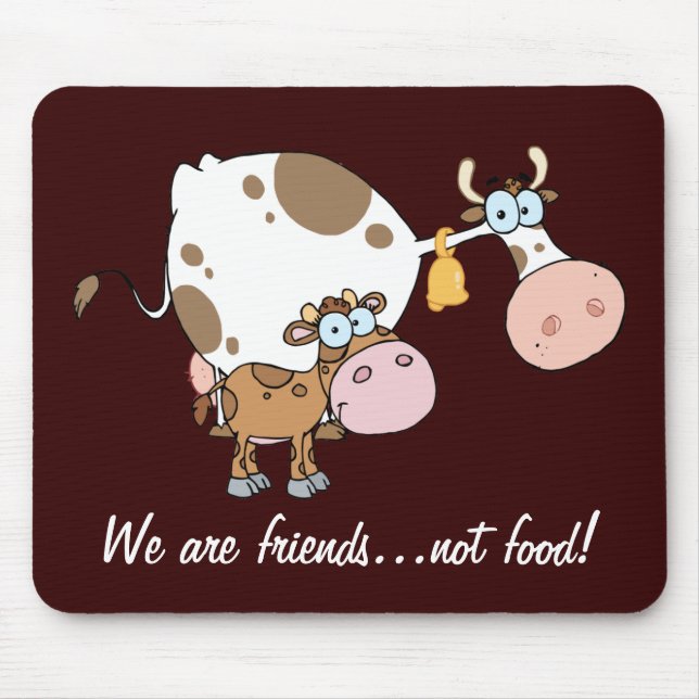 Friends Not Food Mousepad (Front)