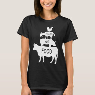 Friends Not Food Vegan Vegetarian T-Shirt