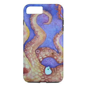 "Friends" Octopus & Crab, Fish with Attitude iPhone 8 Plus/7 Plus Case