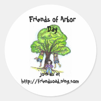 Friends of Arbor Day sticker