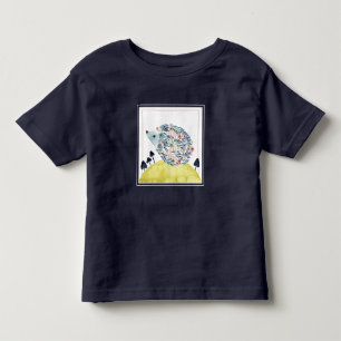 Friends of Clementine   Folk Art Hedge Hog Toddler T-Shirt