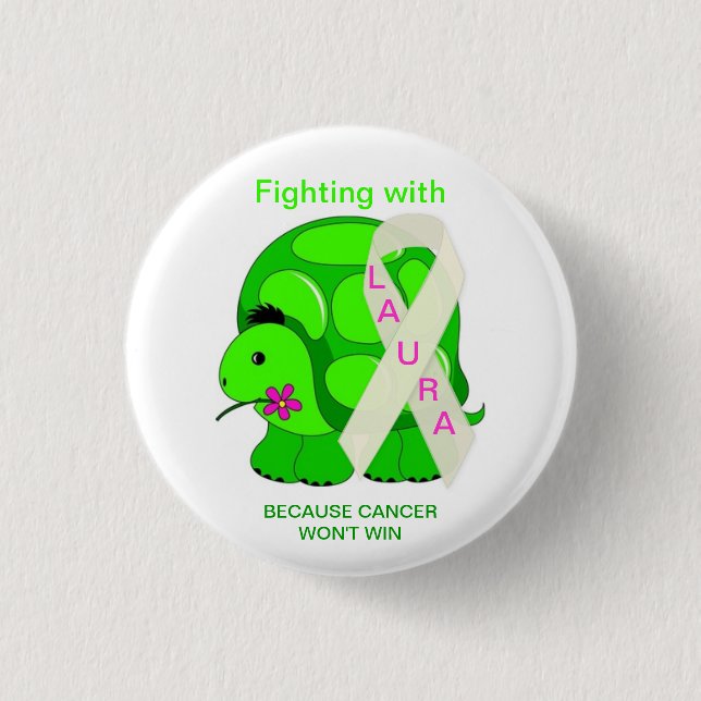 Friends of Laura, Fighting with Laura Pin (Front)