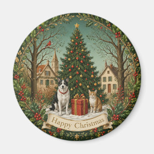 Friends of the Festive Square Magnet
