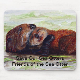 Friends of the Sea Otter Mousepad #2