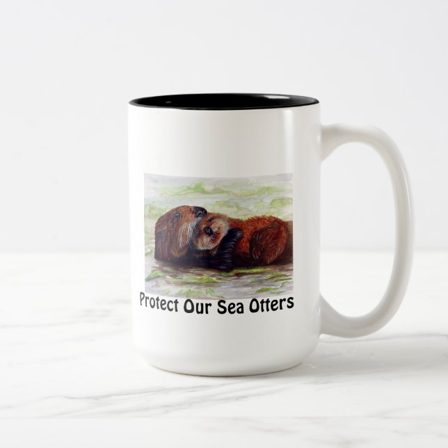Friends of the Sea Otter Mug (Right)