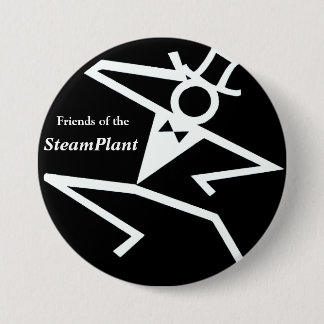 Friends of the SteamPlant Logo IV 7.5 Cm Round Badge