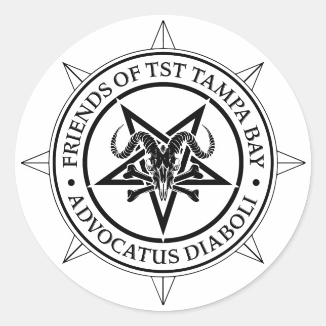 Friends of TST Dark logo Classic Round Sticker (Front)