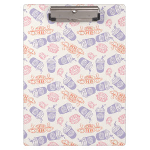FRIENDS™   Pastel Central Perk Pattern Clipboard