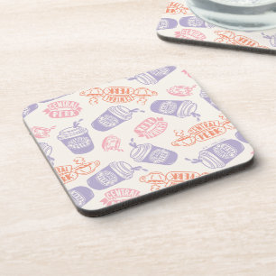 FRIENDS™   Pastel Central Perk Pattern Coaster