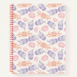 FRIENDS™   Pastel Central Perk Pattern Notebook