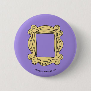 FRIENDS™   Peephole Frame 6 Cm Round Badge