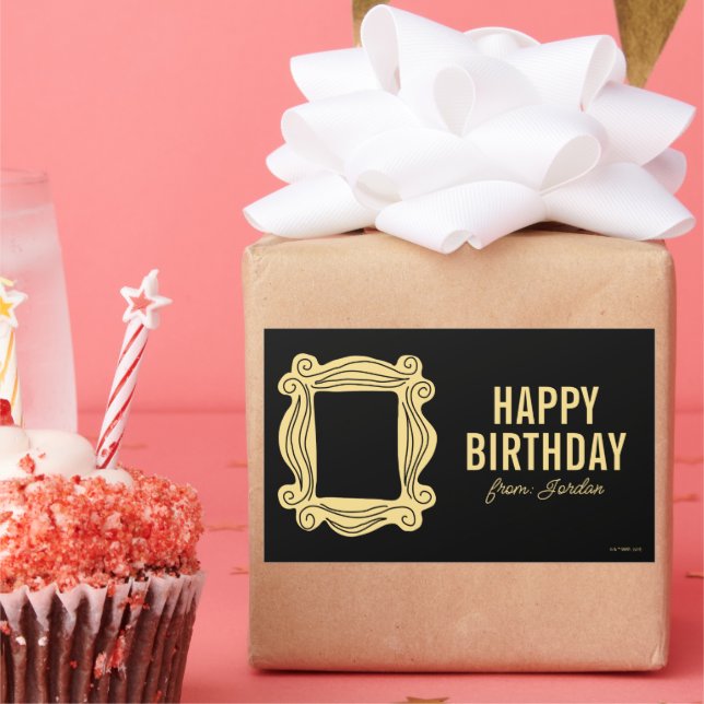 FRIENDS™ | Peephole Frame | Birthday Gift Tag (Party)
