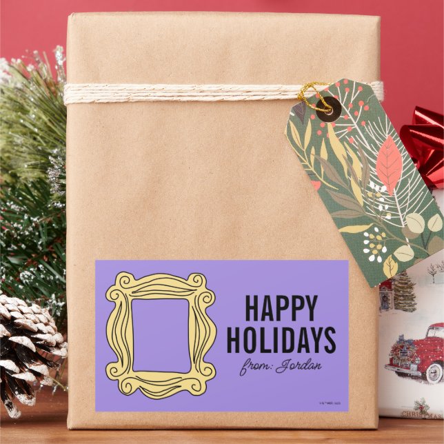 FRIENDS™ | Peephole Frame | Christmas Gift Tag (Holiday)