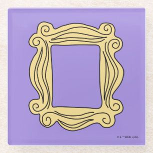 FRIENDS™   Peephole Frame Glass Coaster