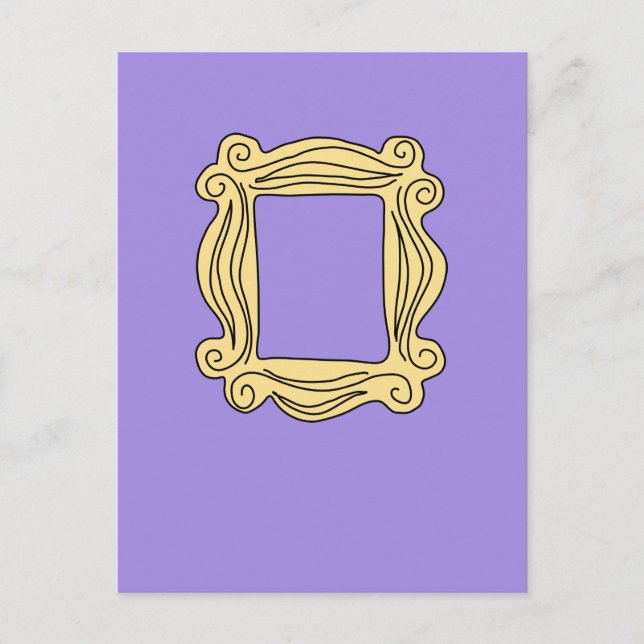 FRIENDS™ | Peephole Frame Invitation Postcard (Front)