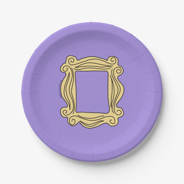 FRIENDS™ | Peephole Frame Paper Plate (Front)