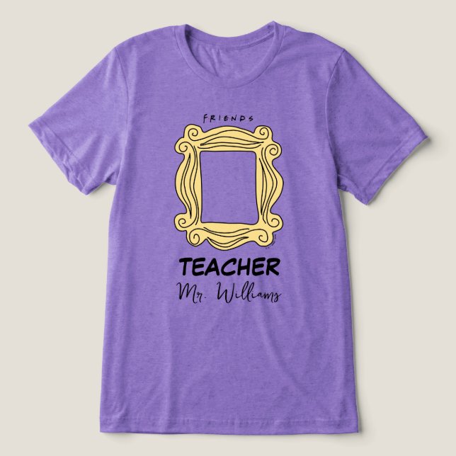FRIENDS™ | Peephole Frame Tri-Blend Shirt (Design Front)