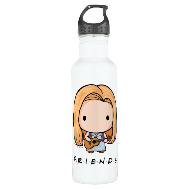 FRIENDS™ | Phoebe Chibi 710 Ml Water Bottle (Front)