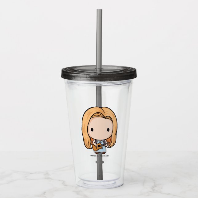 FRIENDS™ | Phoebe Chibi Acrylic Tumbler (Front)